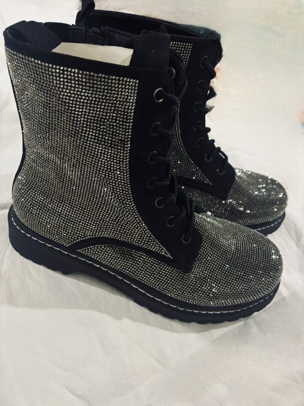 Torrid NWOT Rhinestone Boots 12WW (Wide-Width)